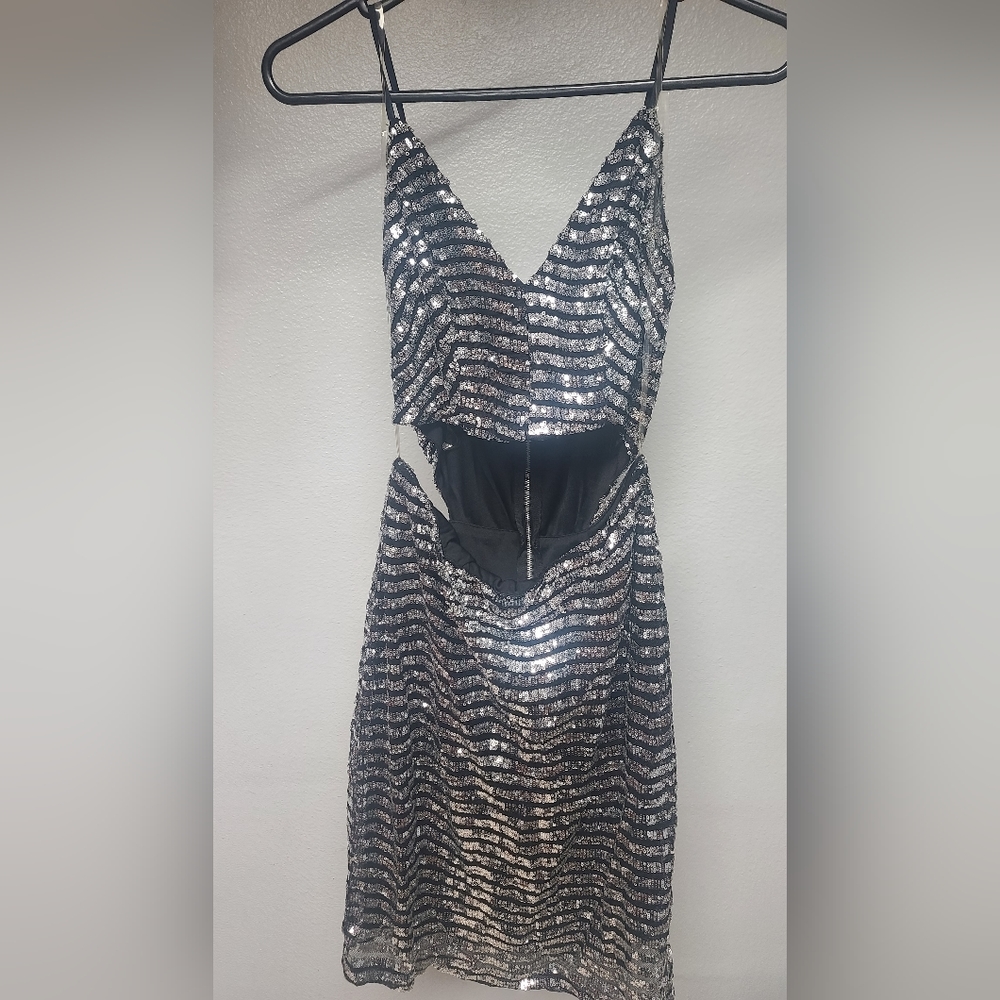 Front cut out dress